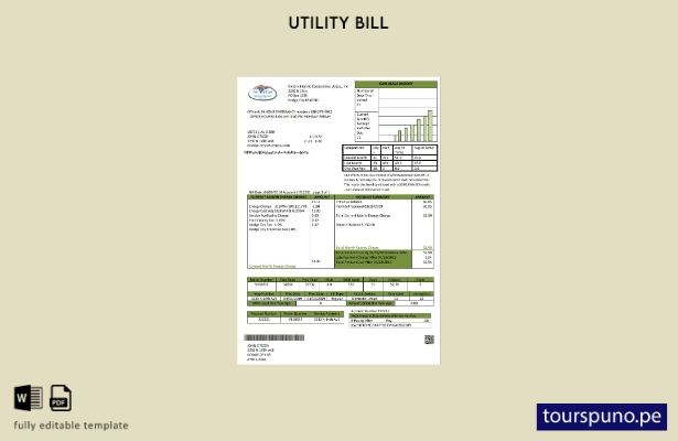 lista para imprimir plantilla de factura de servicios públicos de Kansas Victory